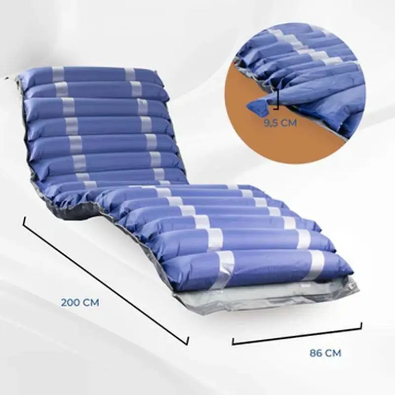 Mobiclinic Mobi2 Matelas anti-escarre à air avec compresseur, 20 cellules. 200 x 86 x 9,5 cm