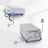 Mobiclinic Mobi2 Matelas anti-escarre à air avec compresseur, 20 cellules. 200 x 86 x 9,5 cm