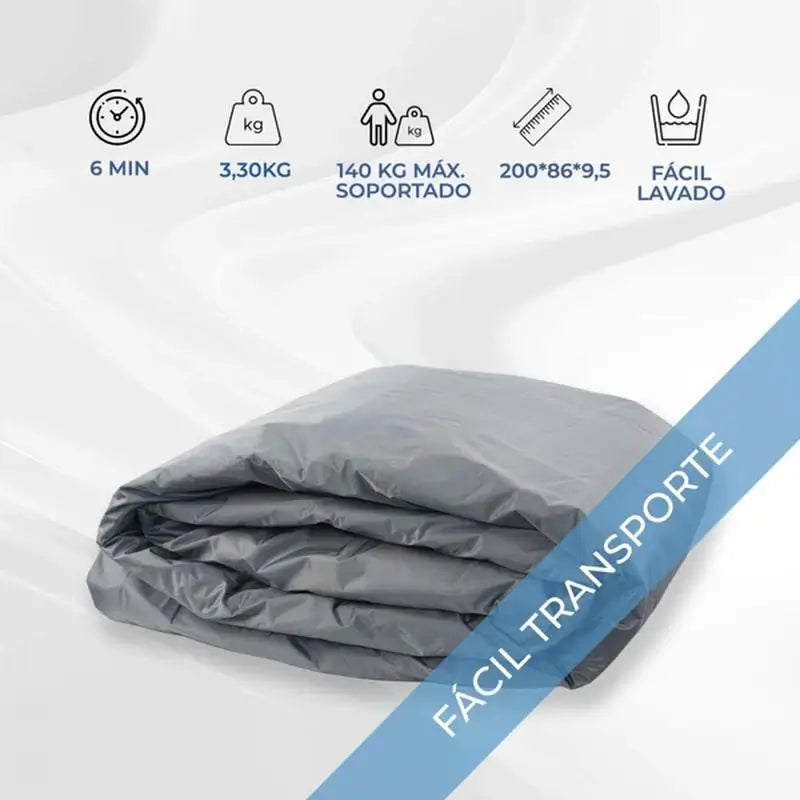 Mobiclinic Mobi2 Matelas anti-escarre à air avec compresseur, 20 cellules. 200 x 86 x 9,5 cm
