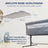 Lit bébé à hauteur réglable Mobiclinic Moon Grey avec mode sommeil