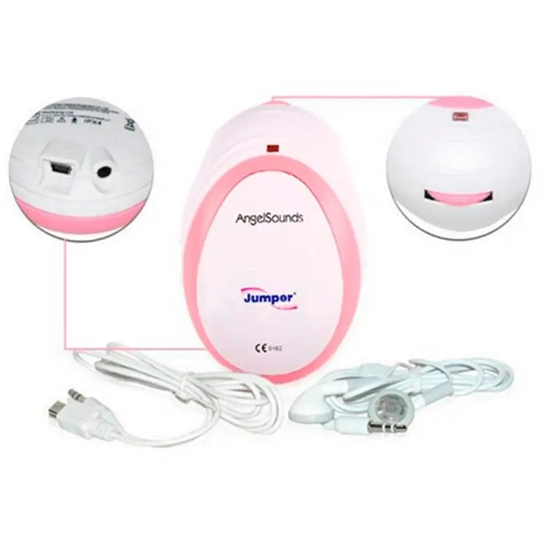 Détecteur fœtal Mobiclinic - Mini - élégant - compact - portable - rose - Angelsounds