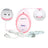 Détecteur fœtal Mobiclinic - Mini - élégant - compact - portable - rose - Angelsounds