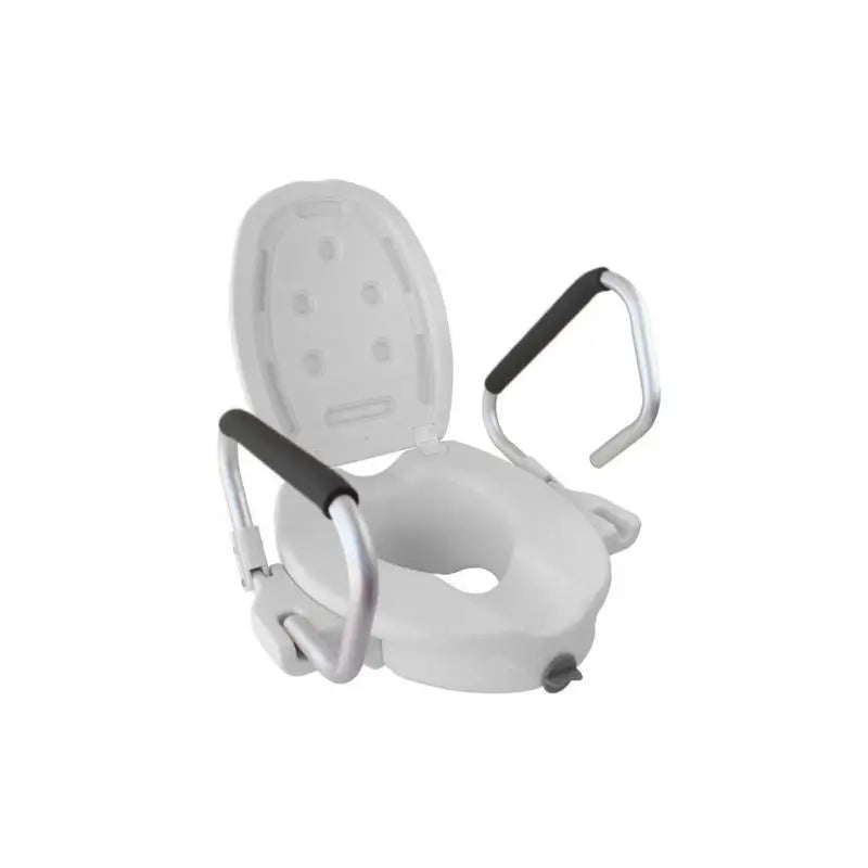 Mobiclinic Toilet Lift With Lid And Folding Armrests