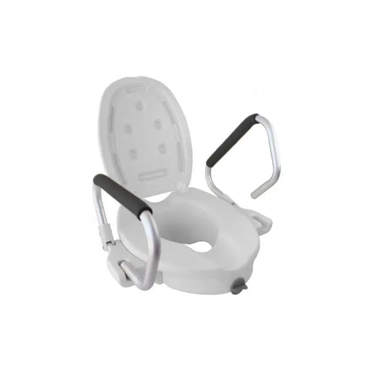 Mobiclinic Toilet Lift With Lid And Folding Armrests