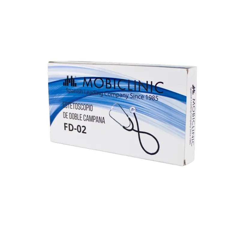 Stéthoscope Mobiclinic à double pavillon - Aluminium - Noir