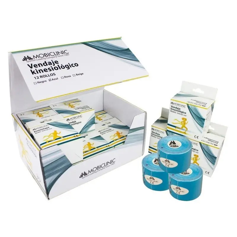 Mobiclinic Kinesiotape Neuromuscular Bandage 5Cm X 5Cm, 12 Units