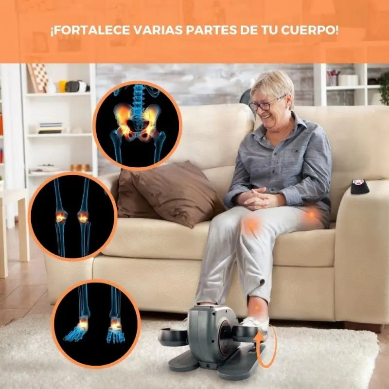 Mobiclinic Mini vélo elliptique avec pédales antidérapantes
