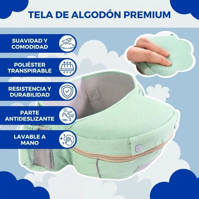 Porte-bébé Mobiclinic Moley 6 en 1 Vert
