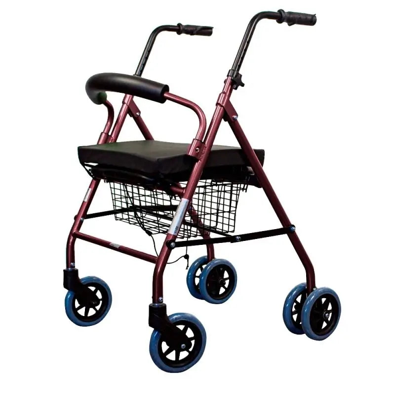 Mobiclinic Pack Foldable Walking Frame And Special Anti-decubitus Cushion With Basket