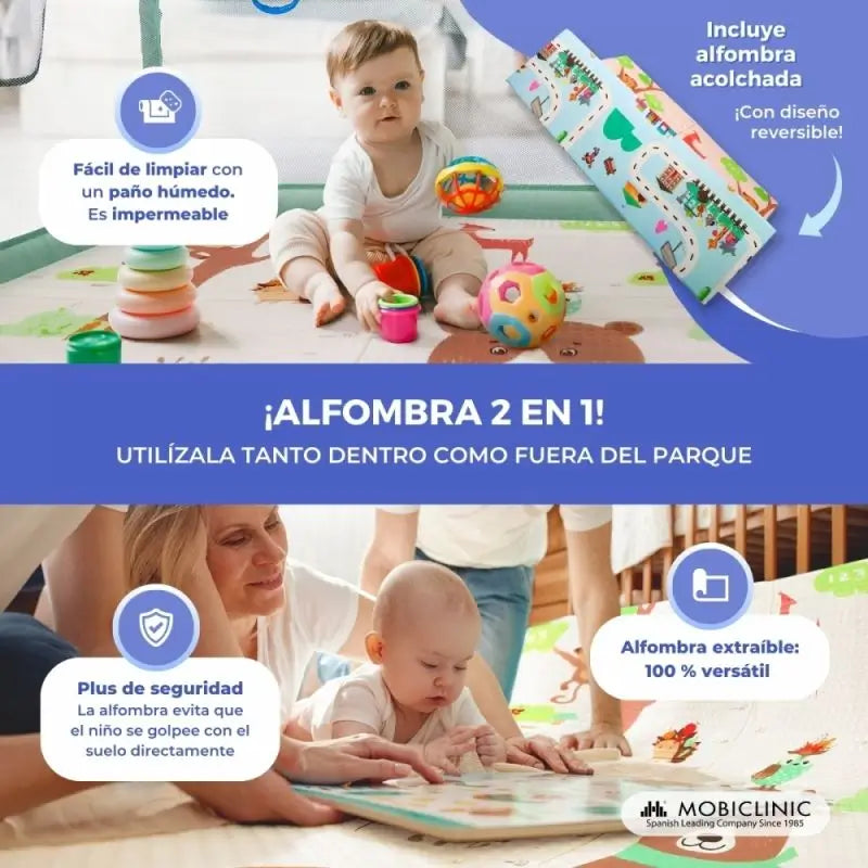 Mobiclinic Happyland aire de jeux pliante verte