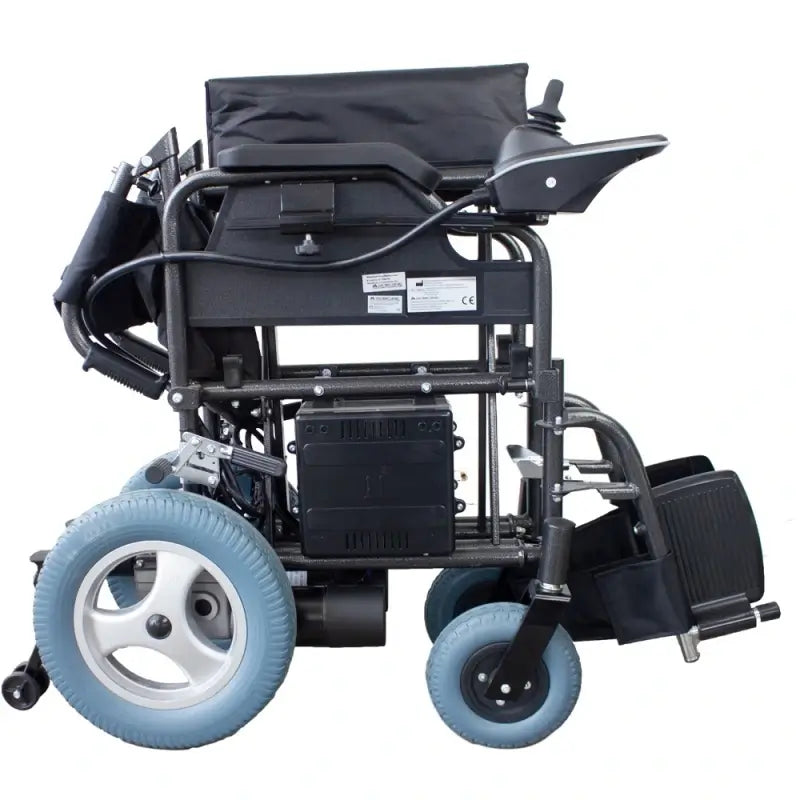 Fauteuil roulant électrique pliant Mobiclinic - Auton. 20 Km - 20Ah - Moteur - Acier - Noir - Cenit