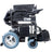 Fauteuil roulant électrique pliant Mobiclinic - Auton. 20 Km - 20Ah - Moteur - Acier - Noir - Cenit