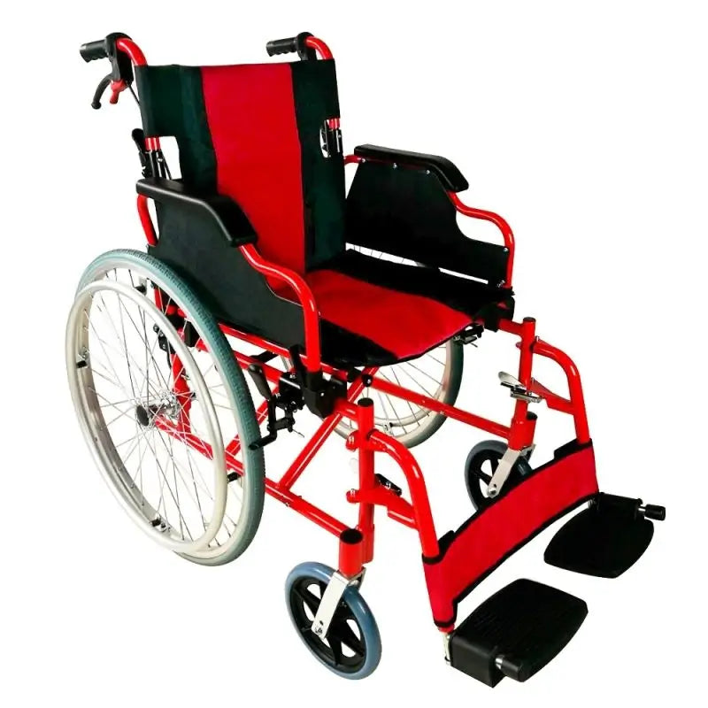 Mobiclinic Folding Wheelchair With Dual Braking System