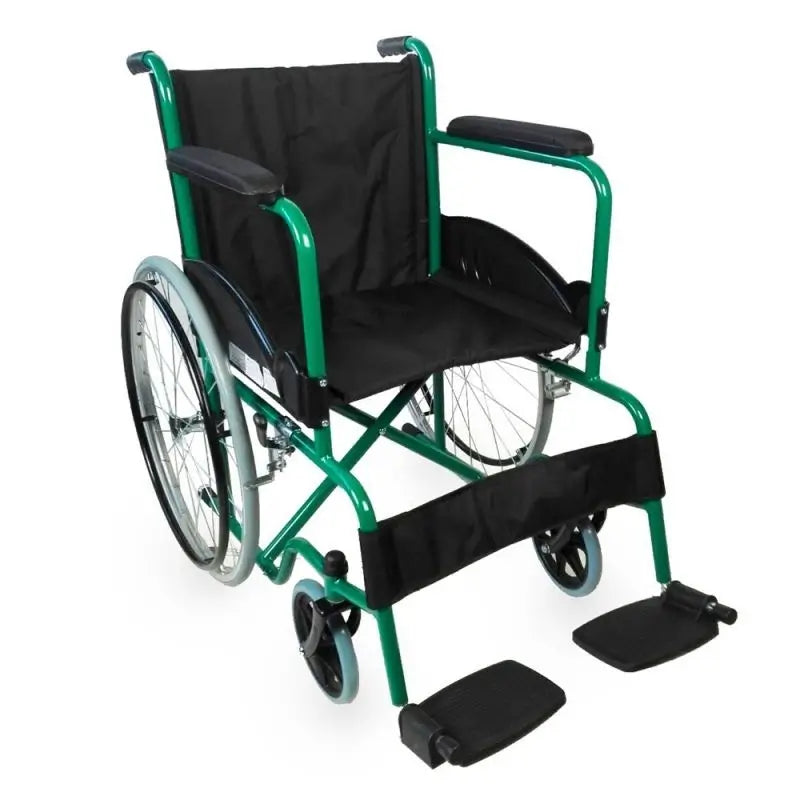 Mobiclinic Folding Wheelchair With Armrests And Footrests