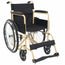 Mobiclinic Folding Wheelchair With Detachable Backrest And Footrest