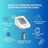 Mobiclinic Tensiomètre numérique automatique avec mémoire, bras, YE660D Blanc, 1 unité