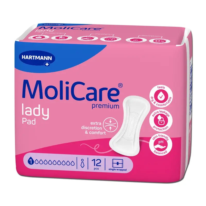 MoliCare Premium Lady 1 Drop, 12 Units