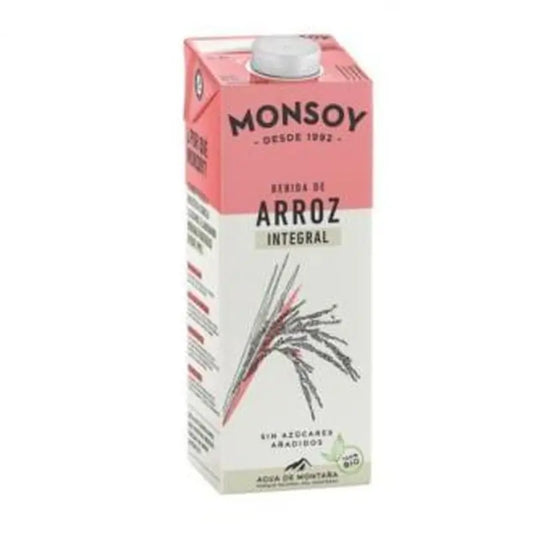 Monsoy Vegetable Brown Rice Drink 1Lt 6Pcs. Bio