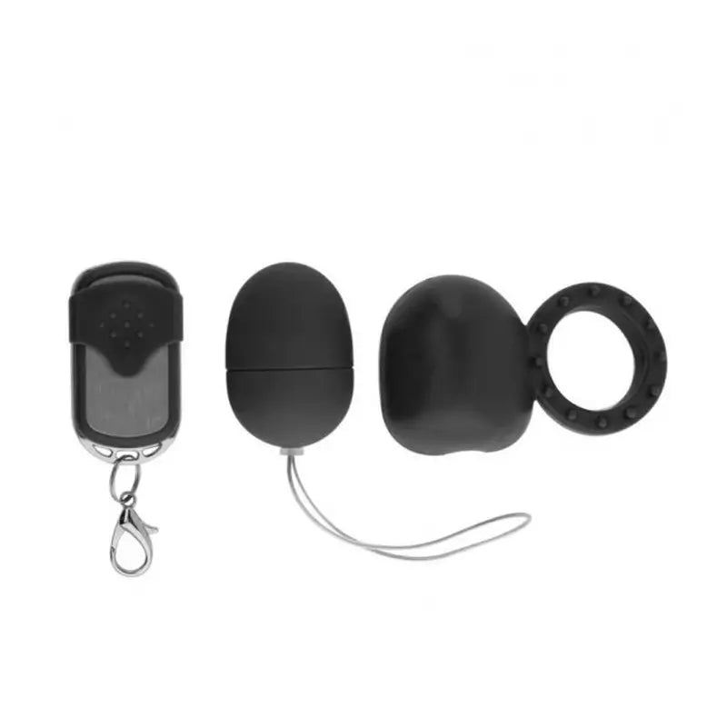 Anneau vibrant Moove avec télécommande Noir