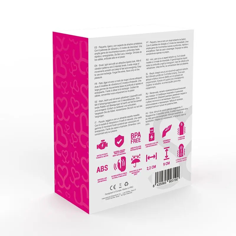 Moressa Ivy Vibrator Travel Stimulator Rose