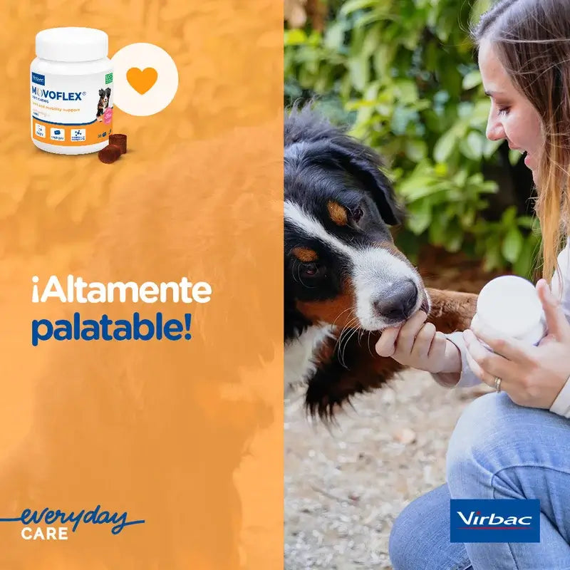 Movoflex Chondroprotecteur pour Grands Chiens 35 Kg, 30 Comprimés