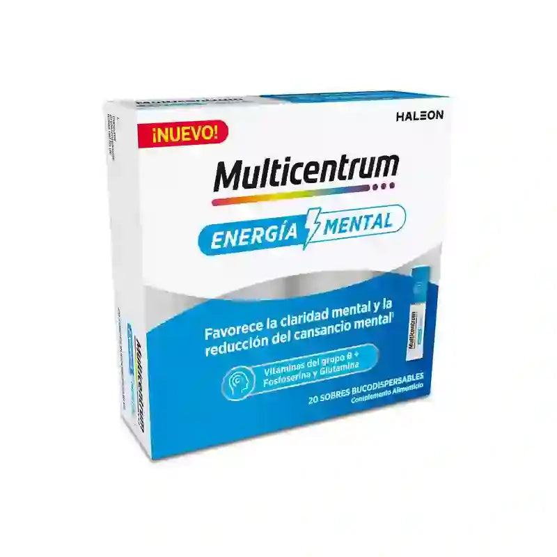 Multicentrum Energie Mentale, 20 Sachets Bucodispersibles