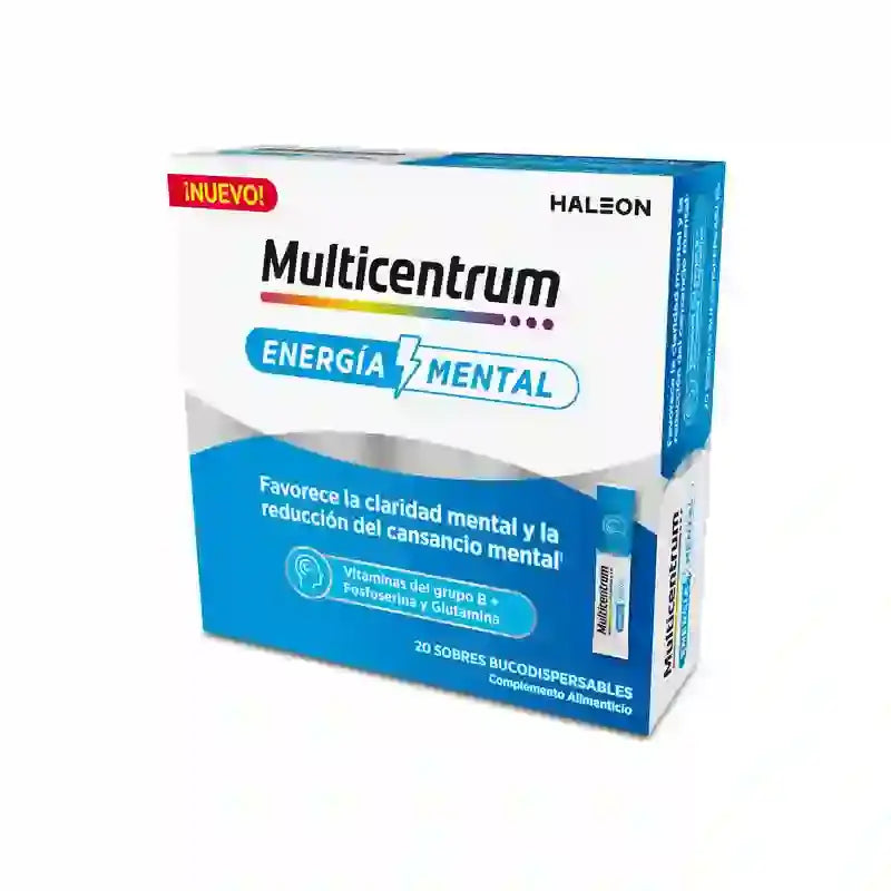 Multicentrum Energie Mentale, 20 Sachets Bucodispersibles