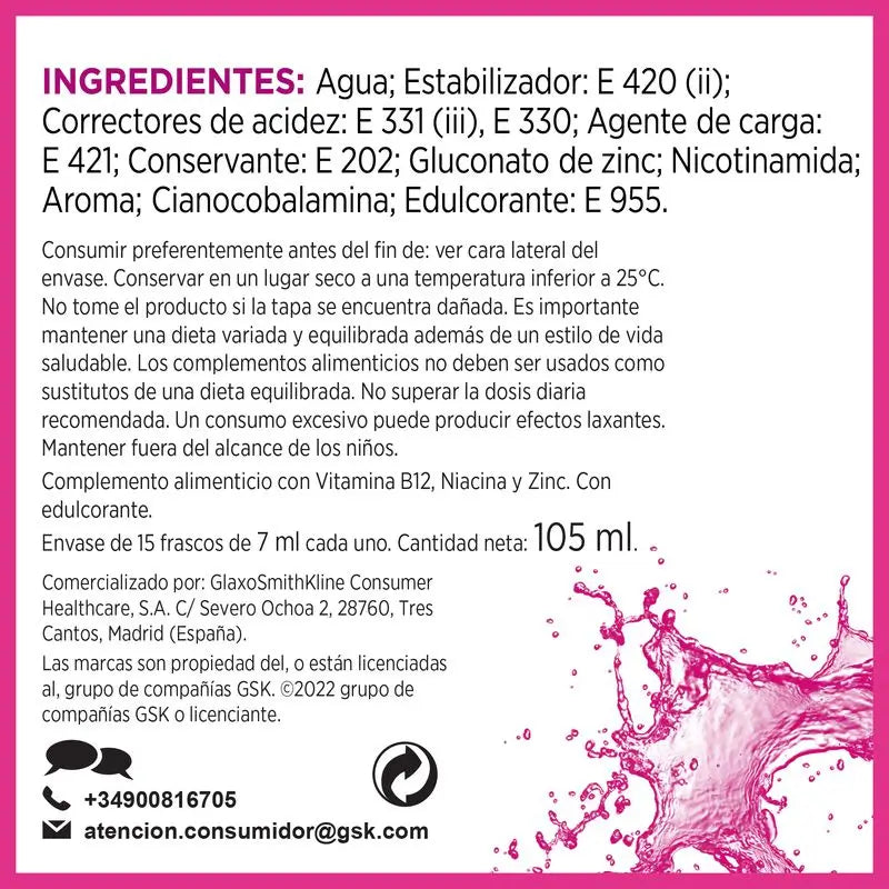 Multicentrum Energie & Vitalité 50+, 30 flacons