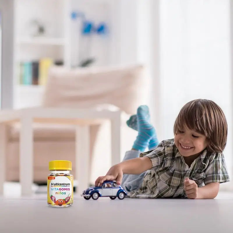 Multicentrum Vitagomis Junior Multivitamin for Children Cherry, Orange and Strawberry Flavour, 30 gummies