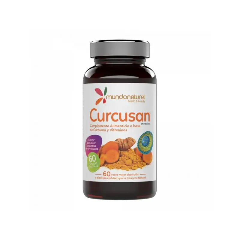 Mundo Natu Curcusan , 60 capsules
