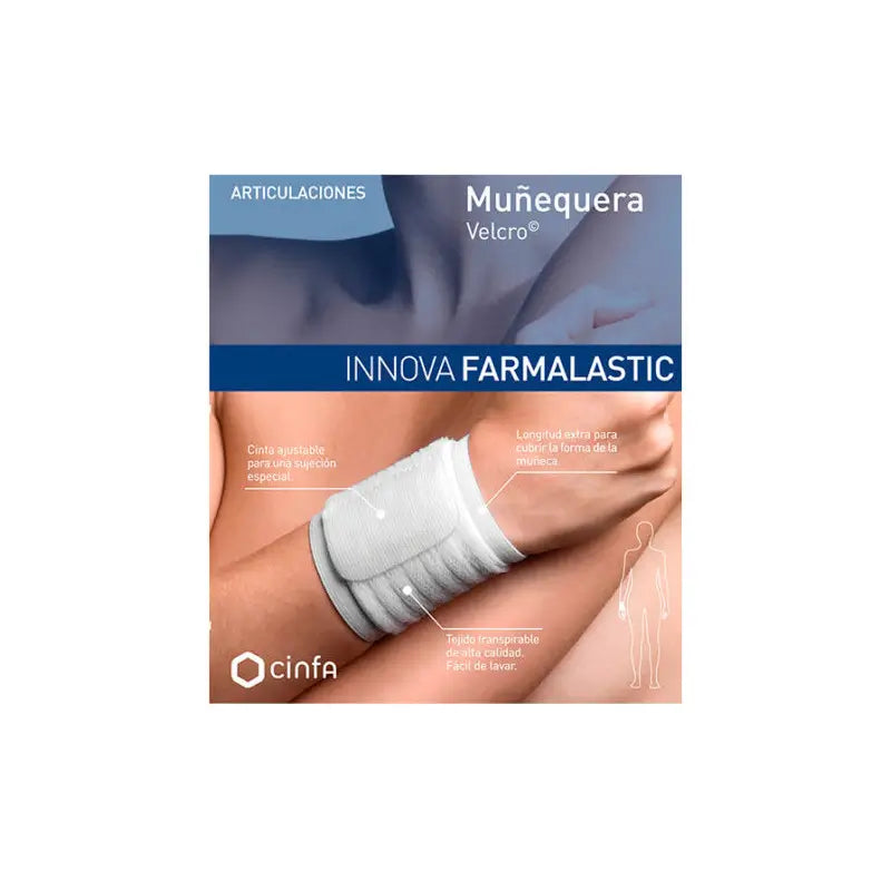 Farmalastic Velcro Wristband Small Size Beige