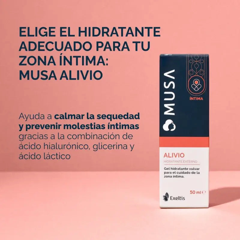 Musa Vulvar Moisturising Relief, 50 ml + Hydragin Vaginal Moisturiser, 6 Cannulas