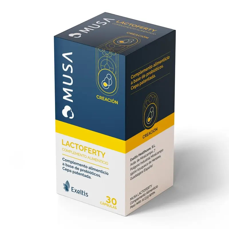 Musa Duplo Lactoferty Probiotique Fertilité , 2 x 30 gélules