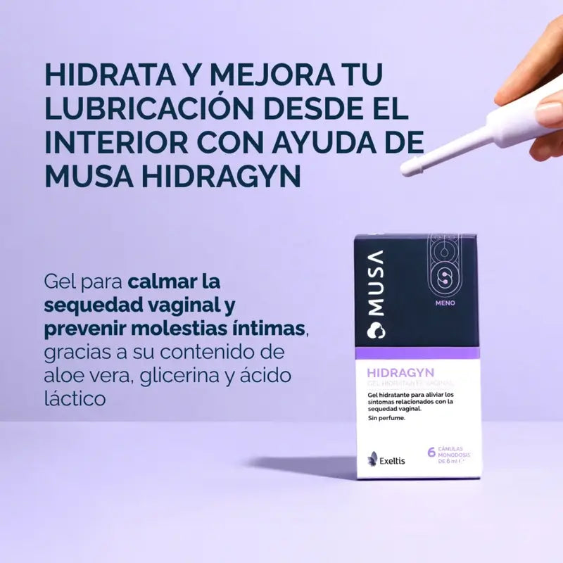 Musa Hydragin Hydratant vaginal, 2x6 canules