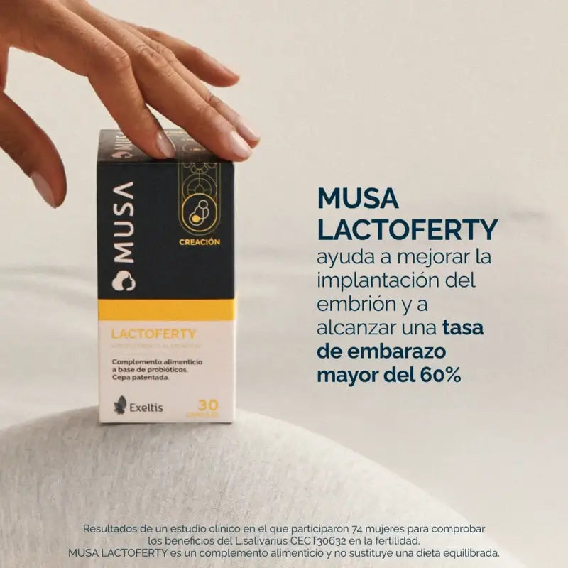 Musa Lactoferty Probiotique Fertilité, 30 gélules