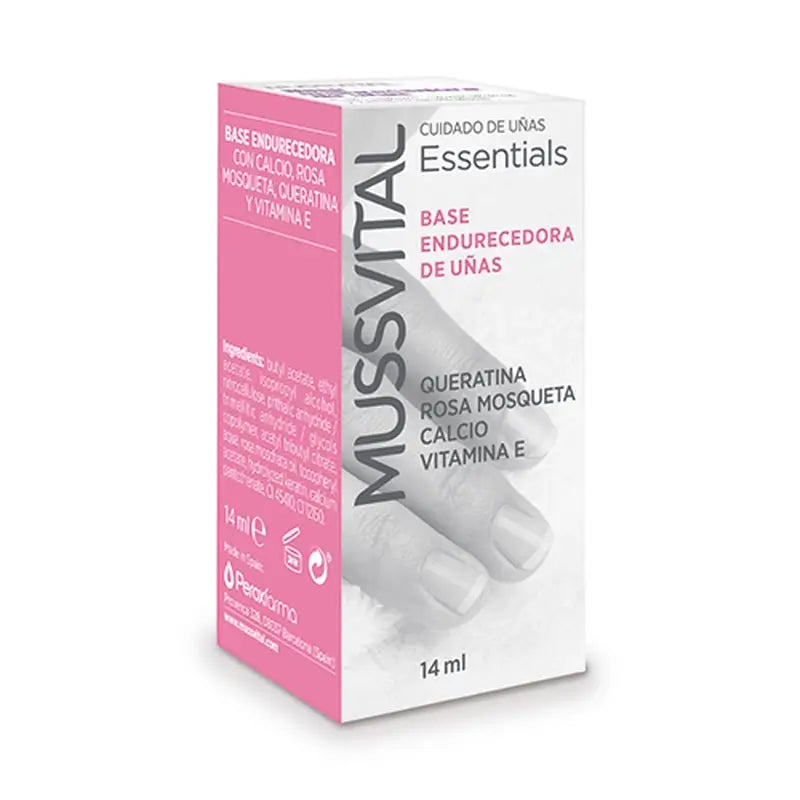 Base durcissante pour ongles Mussvital, 14 ml
