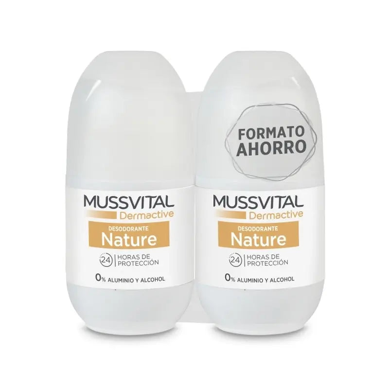 Mussvital Derma Deo Nature , 2x75 ml