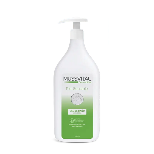 Mussvital Dermactive Gel Peau Sensible, 750 ml
