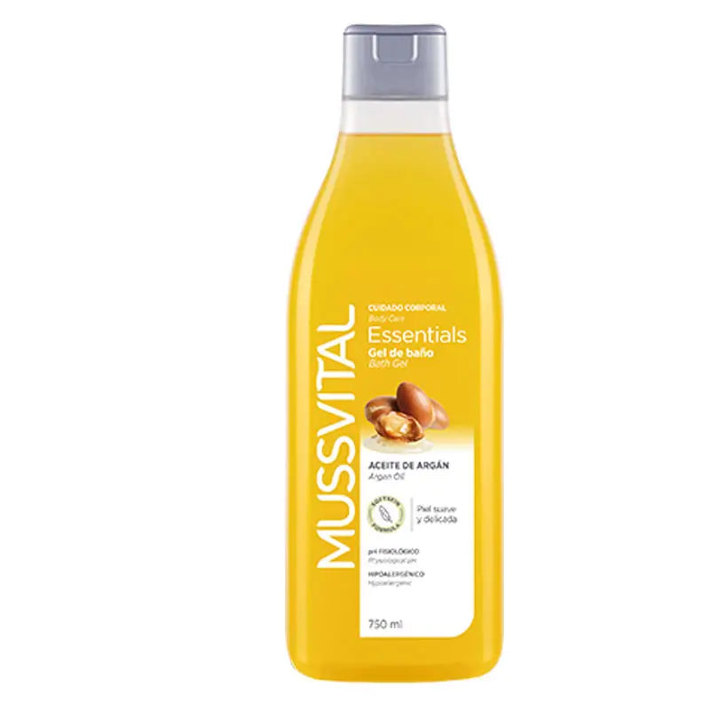 Mussvital Essentials Argan Oil Bath Gel 750 ml
