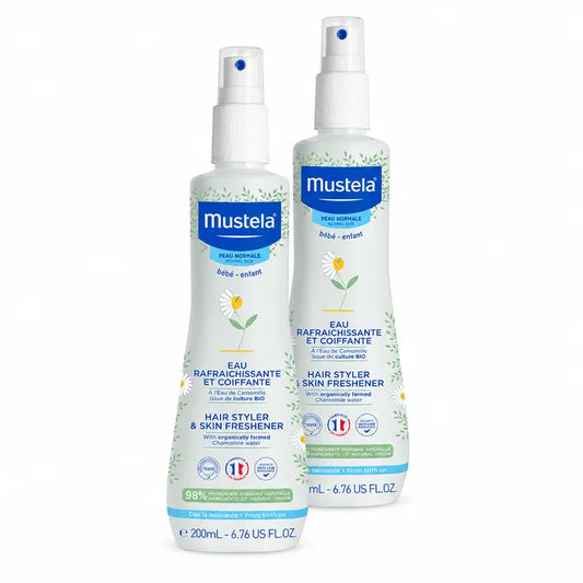 Mustela Eau Coiffante Rafraîchissante, Pack 2 x 200 ml