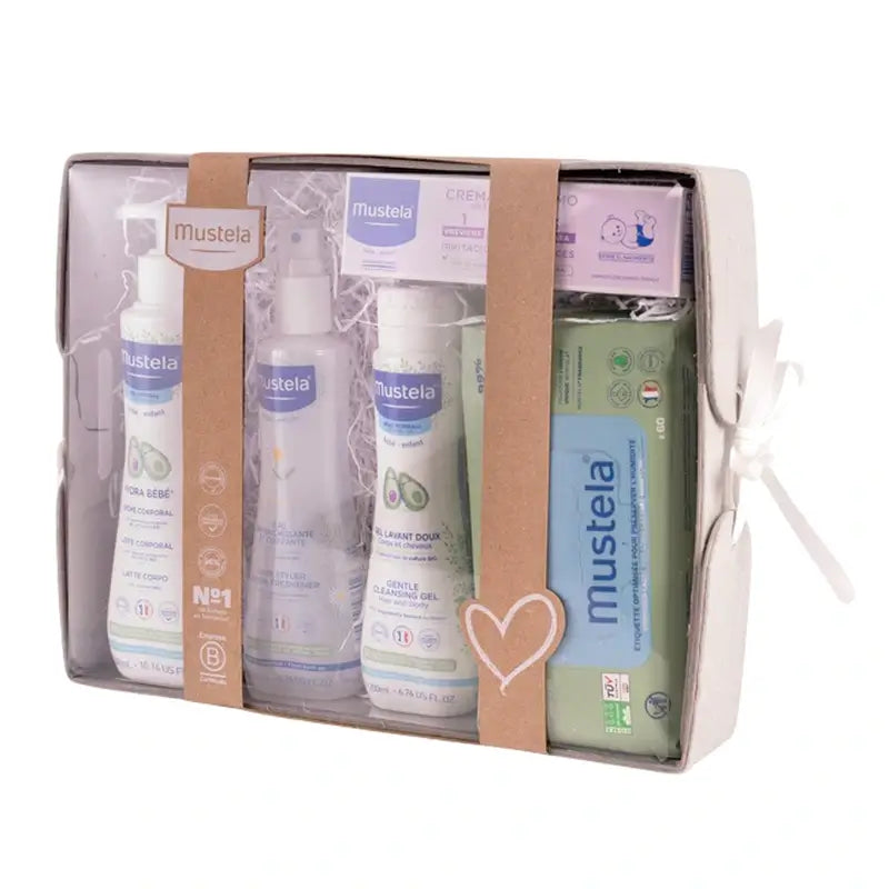 Layette pour bébé de Mustela, grise