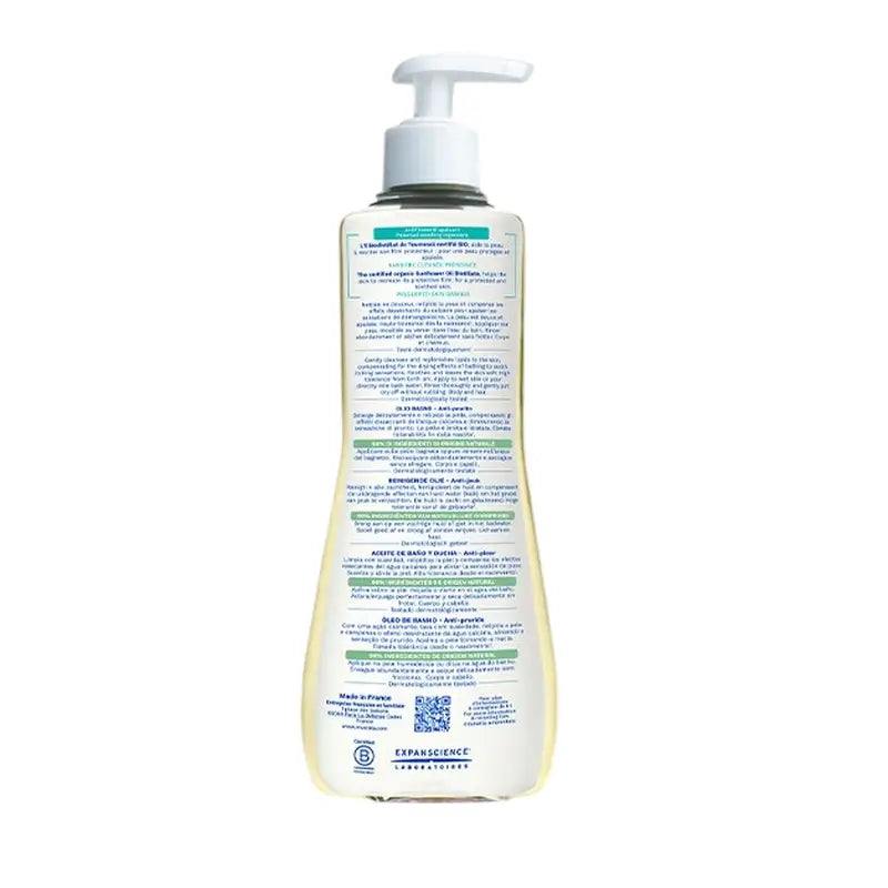 Mustela Stelatopia Huile pour le bain et la douche, 500 ml