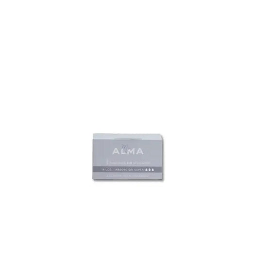 Myalma 100% Organic Cotton Tampons Without Applicator Super , 14 units