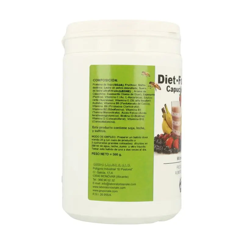 Nale Diet Food Shake aromatisé au cappuccino 500Gr