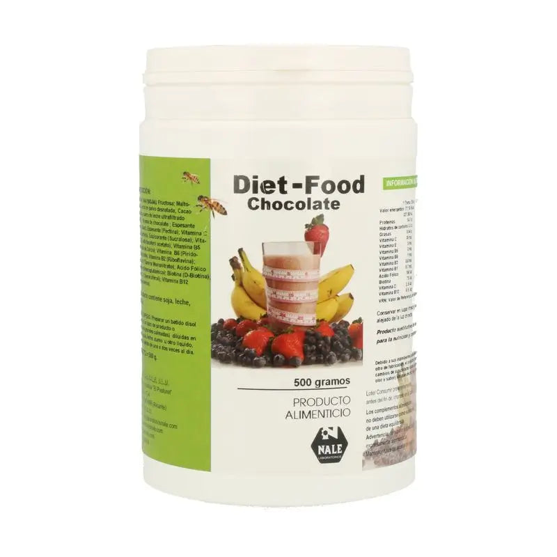 Nale Diet Food Shake à saveur de chocolat 500Gr