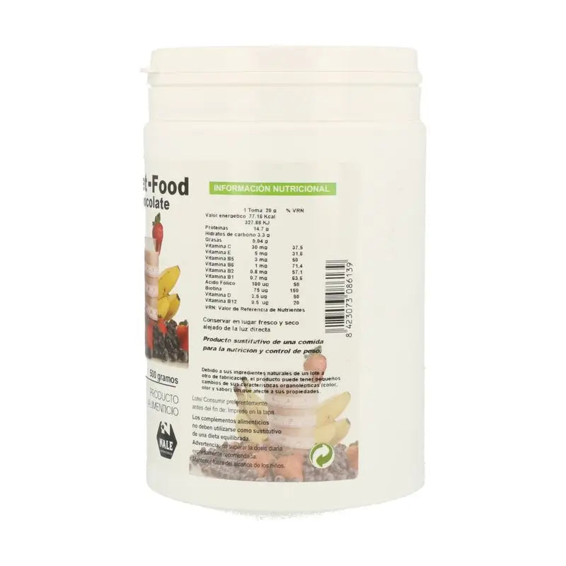 Nale Diet Food Shake à saveur de chocolat 500Gr