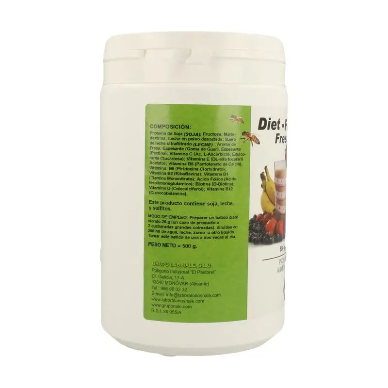 Nale Diet Food Shake Saveur Fraise 500Gr