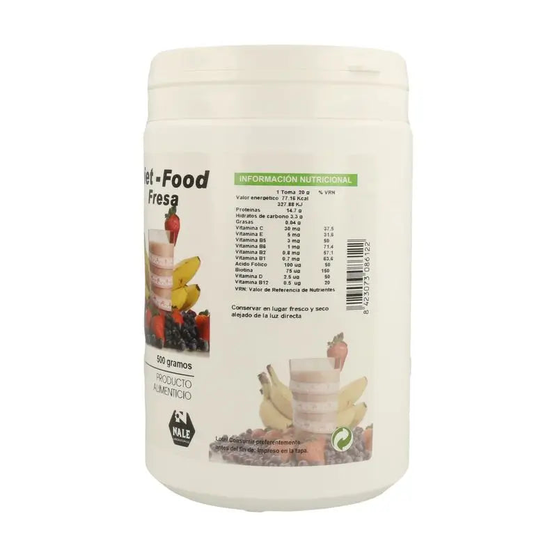 Nale Diet Food Shake Saveur Fraise 500Gr