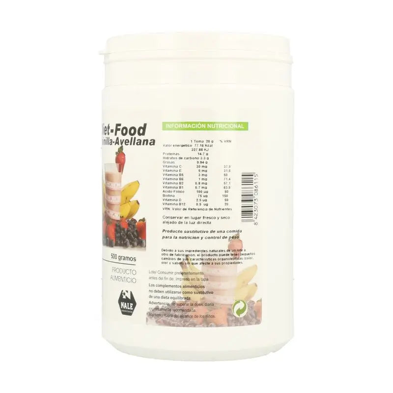Nale Diet Food Milkshake Vanille Noisette 500Gr