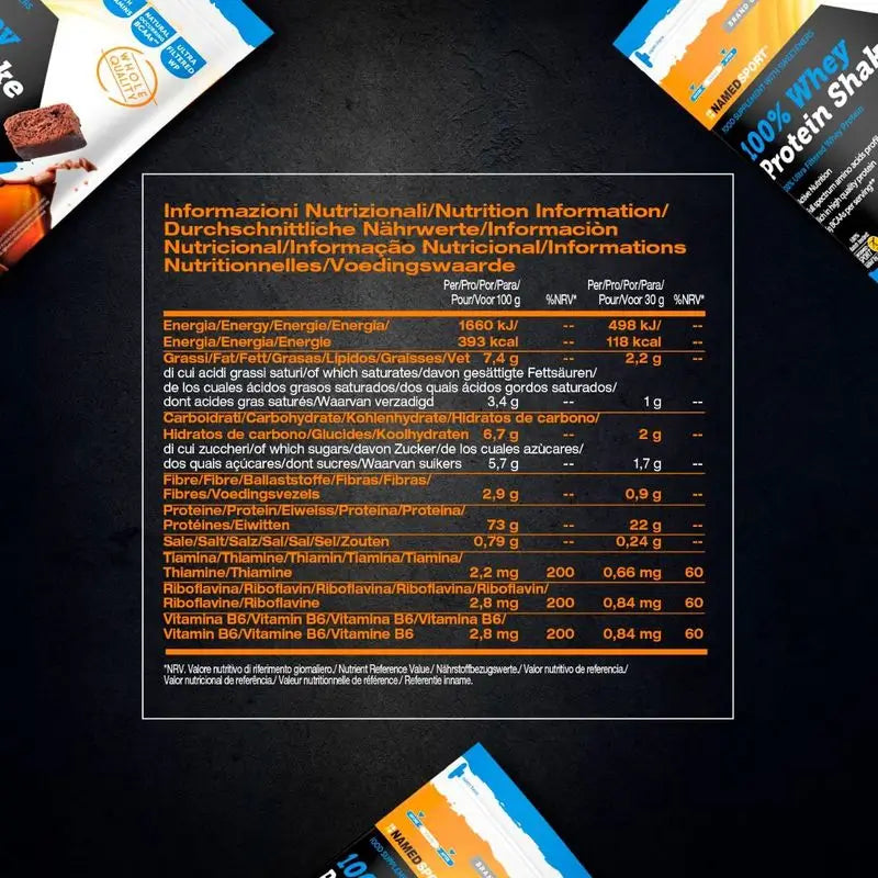 Named Sport 100% Whey Protein Shake Choco Brownie , 1 sachet de 900 g